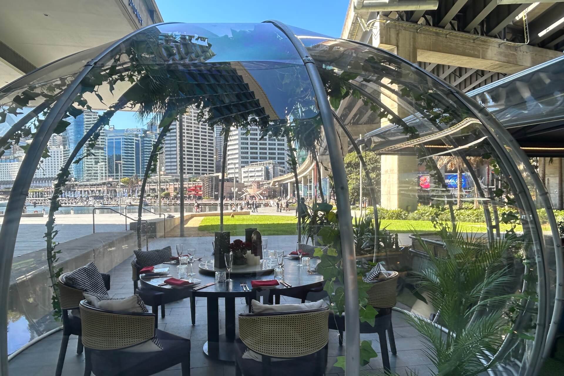 Enjoy Dining Dome at Planar Restaurant Darling Harbour